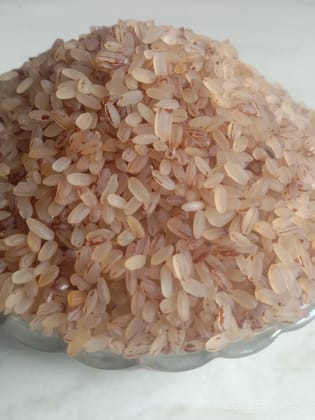 Uzhavan Unavu - Organic traditional kerala mattai rice / Kerala rice / Kerala rose rice - 1 Kg