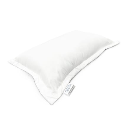 Sleepsia Microfiber Bed Pillow for Sleeping - Ultra Soft Bed Pillows for Side, Front and Back Sleepers, 24" X 16" X 5" (White, Pack of 1)