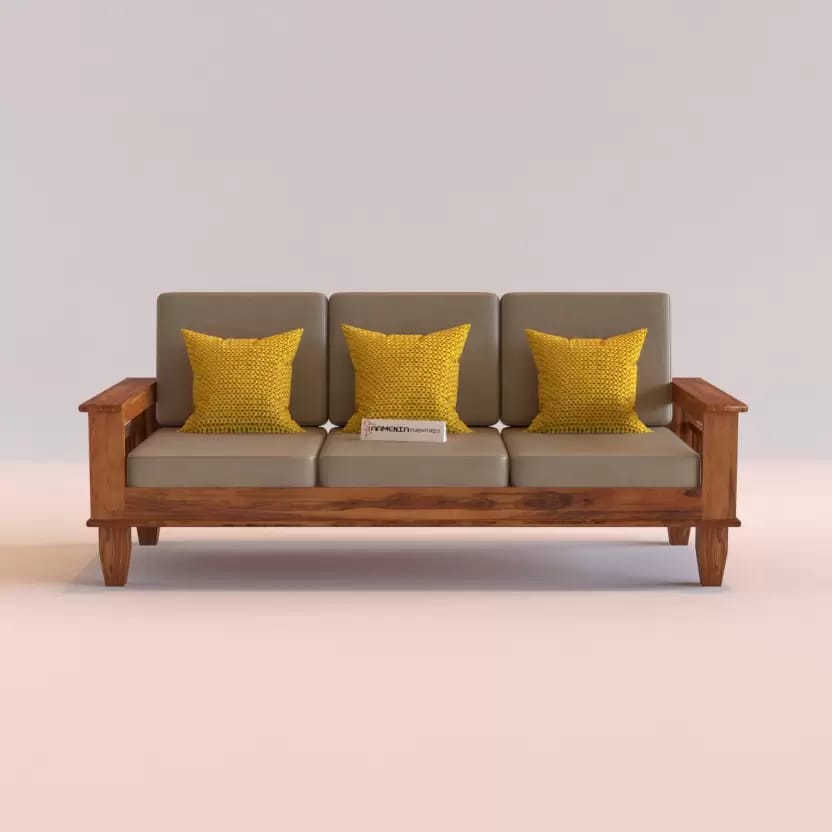 furnitures Solid Sheesham Wood Five Seater Sofa Set For Living Room