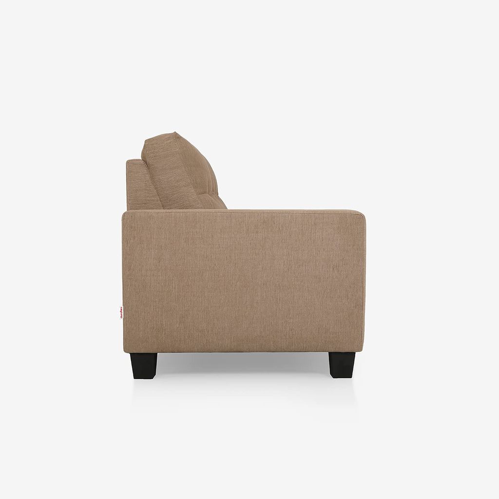 Ease Fabric Sofa (Brown, 3 Seater)