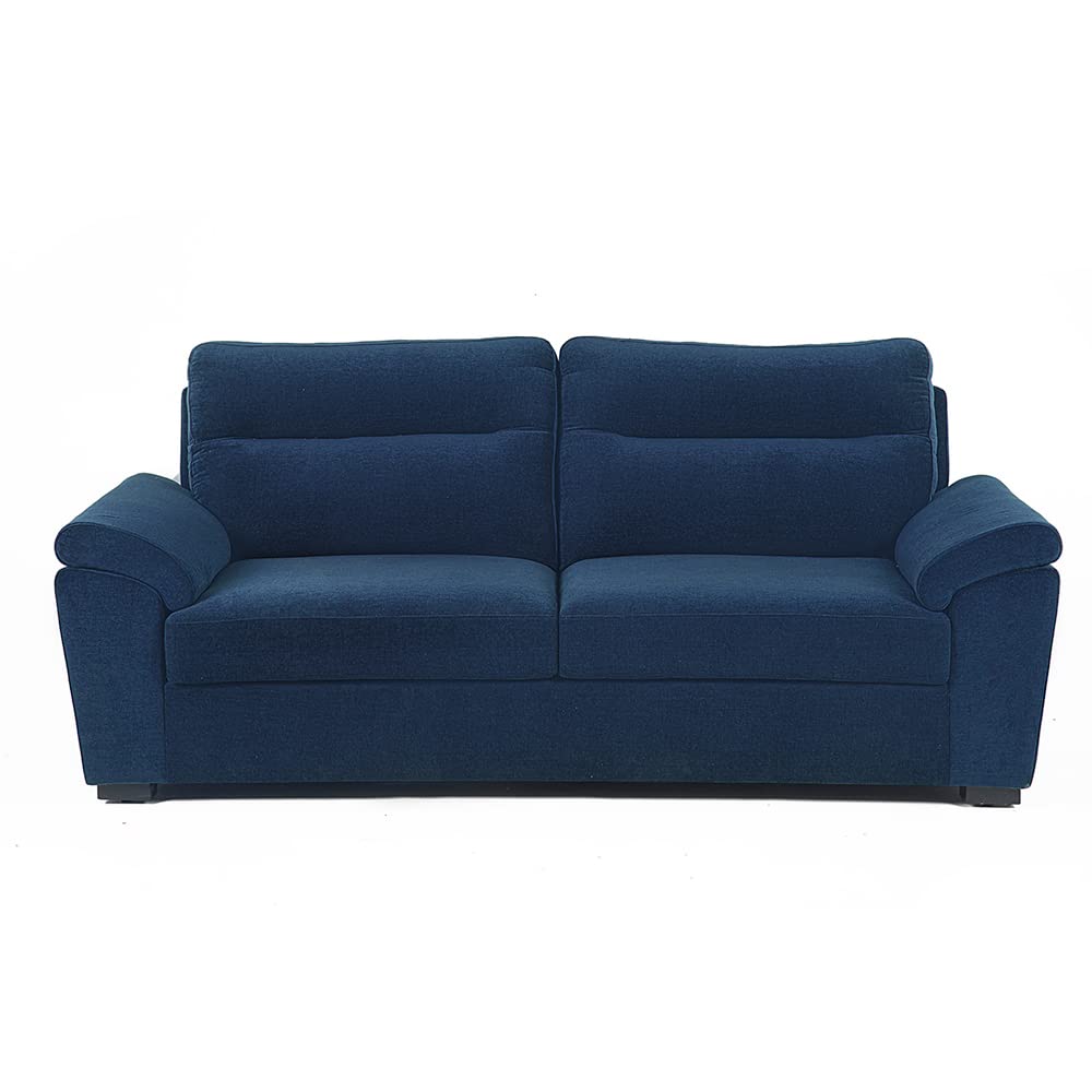 Lounger 3 Seater Sofa (Fabric, Cobalt Blue)