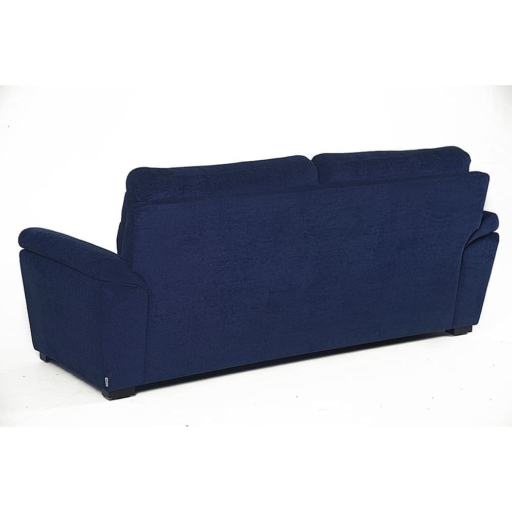 Lounger 3 Seater Sofa (Fabric, Cobalt Blue)