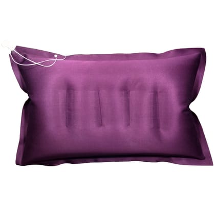 Duckback Polyster Purple Duel Color Travel Air Pillow Pack of 1
