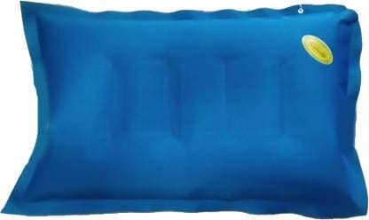 Duckback Rubberized Cotton Travel Air Pillow-Blue(Pack of 1)