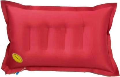 Duckback Rubberized Cotton Travel Air Pillow-Red(Pack of 3)