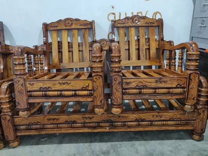 5 Seater  Wood Sofa Frame Set
