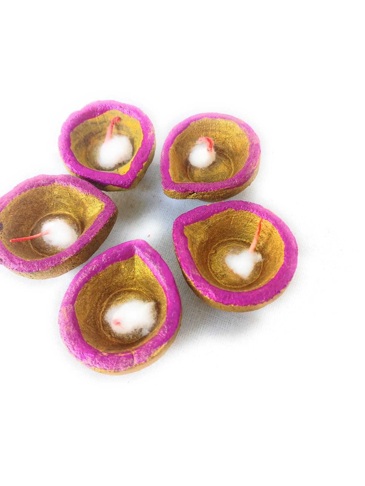 Terracotta Diya  (Pack of 5)