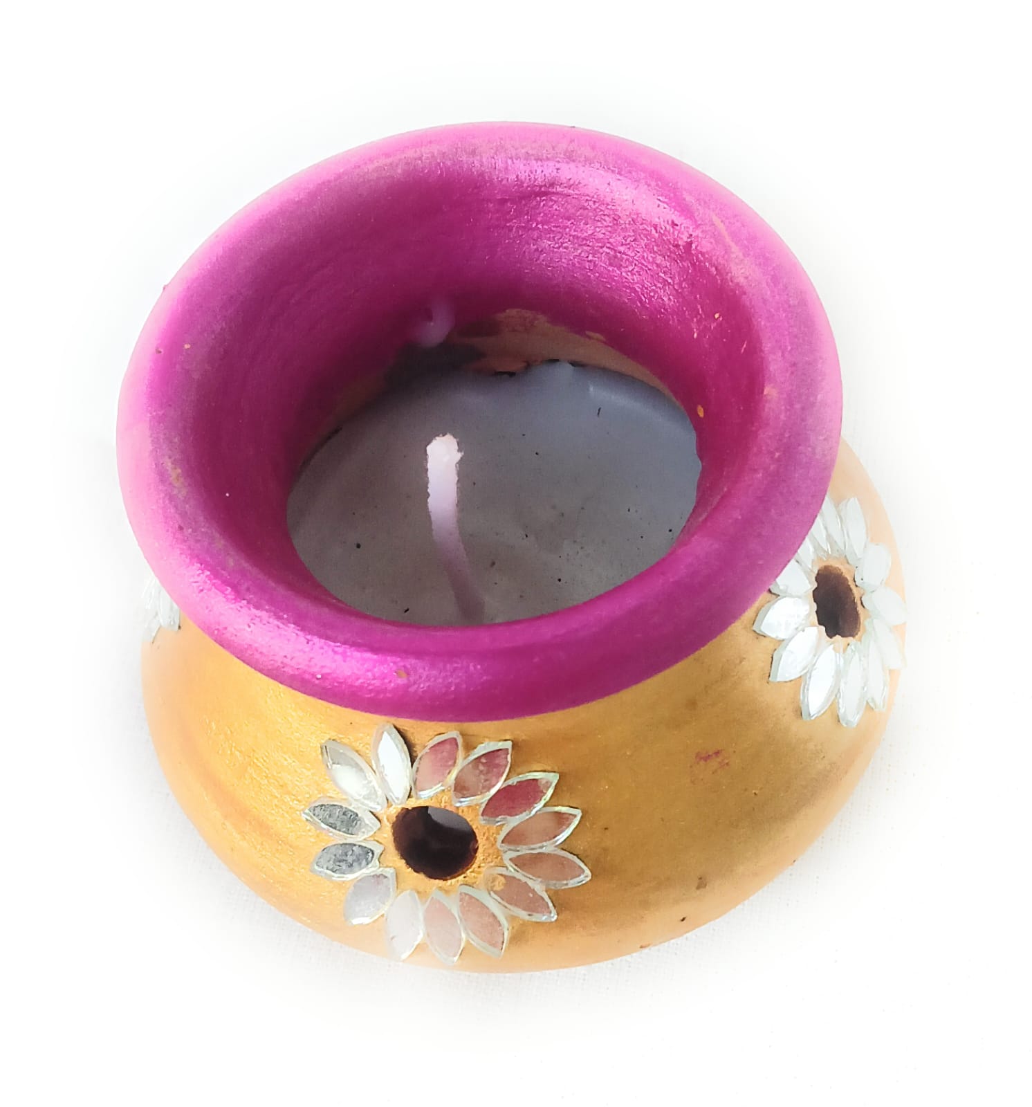 Teracotta Wax diya