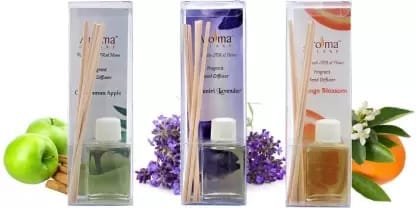 Aroma Galaxy Cinnamon Apple & Kashmiri Lavender & Orange Blossom Diffuser Set  (3 x 1 Units)