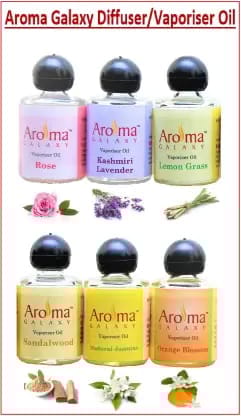 Aroma Galaxy Rose, Kashmiri Lavender, Lemon Grass, Sandalwood, Madurai Jasmine, Orange Blossom Aroma Oil  (6 x 1 Units)
