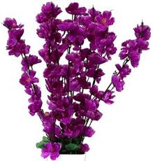 Decorative Orchid Flower Bonsai in purple