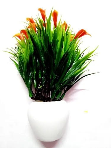Decorative Small Flower Bonsai with  Orange  Flower