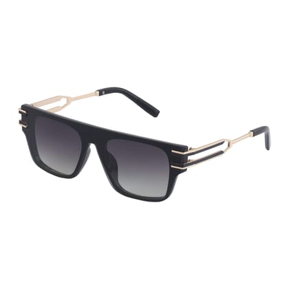 4Flaunt Rimless Retro Square Branded Latest & Stylish Sunglasses 100% UV Protected Metal & Polycarbonate Shades For Men & Women Medium (Black, Green)