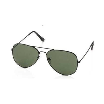 4Flaunt UV400 Protected Full Rim Pilot Aviator Latest and Stylish Metal Body Sunglasses | Polarized and 100% UV Protected For Men & Women (C3 - Green)