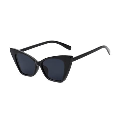 4Flaunt Full Rim Stylish, Latest & Trending Vintage Retro Cat Eye Fame Series Sunglasses For Women | 100% UV400 Protected | Medium (51-17-145 mm) | 4FS03 (C2 - Tortoise Brown)