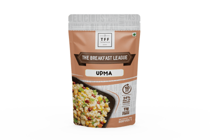 The Breakfast League Upma Premix, Ready to cook Breakfast mix, Ready in 10 mins, Instant Upma, 100g