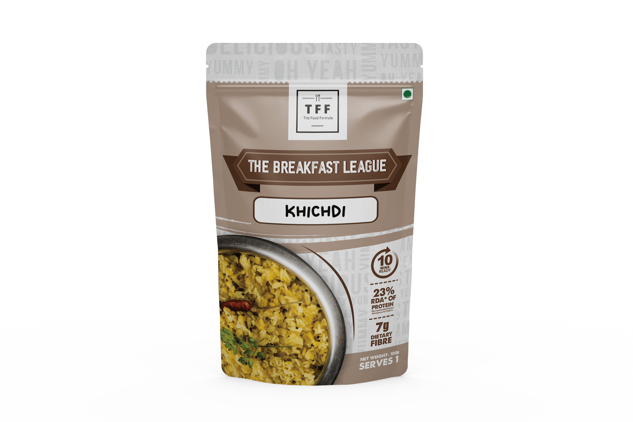 The Breakfast League Khichdi Premix, Ready to cook Breakfast mix, Ready in 10 mins, Millet Khichdi, 100g
