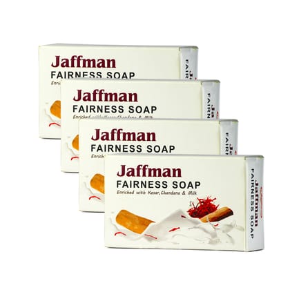 Jaffman Fairness Soap 75 gms x 4 (Pack Of 4 ) Jaffman Fairness Soap 75 gms x 4 (Pack Of 4 )