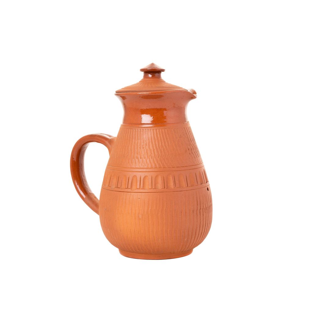 Handcrafted Terracotta Water jug “Jug of water” for kitchen and dining by sowpeace, premium artisan made utensils as serveware, for gift