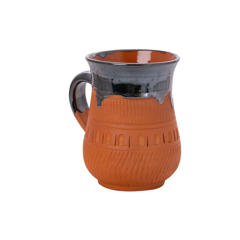 Sowpeace Terracotta Coffee Mug “Mug in Coffee” for kitchen and dining, premium artisan made utensils as serveware, for gift