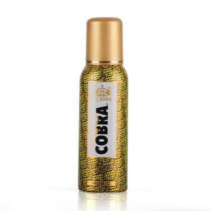 ST.JOHN Cobra No Gas Music Long Lasting Perfumed Body Spray | Long Lasting Deodorant Spray For Men - 100 ML