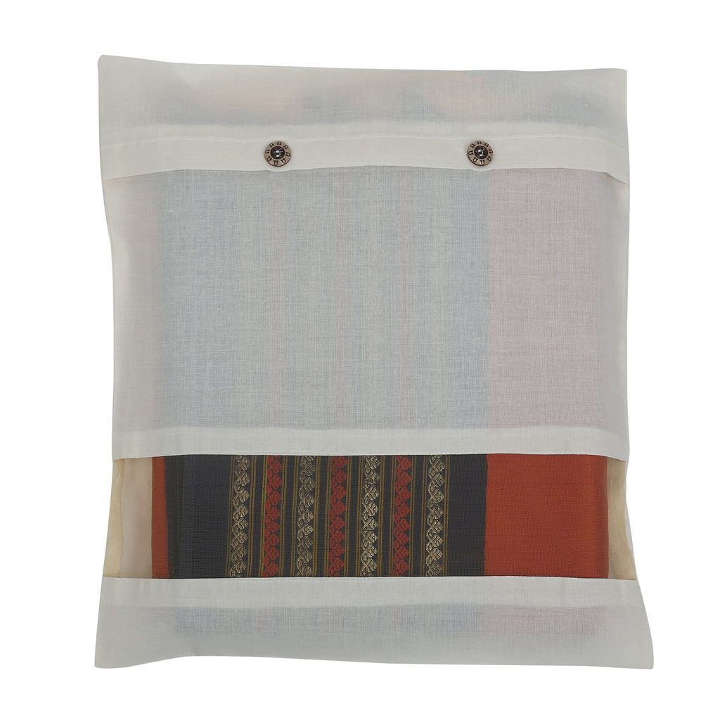 Forever Cotton Saree Covers with Visible NET Window and Button Flap (Set of 7) of Size 16inch * 14 inch.