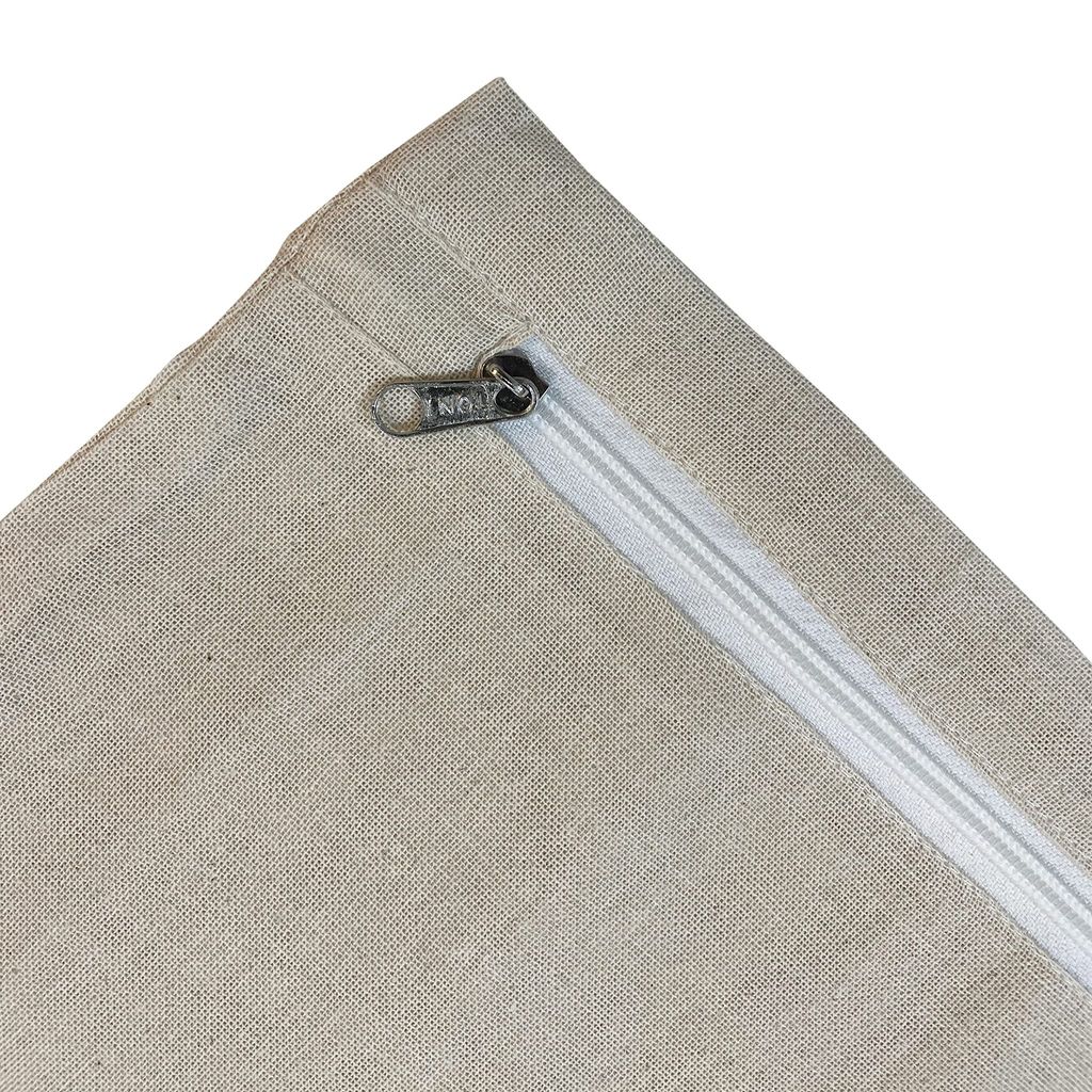 Forever Cotton Saree Covers with YKK Zipper and Net window for visibility size 15.5 in *14.50 inch (Set of 9)