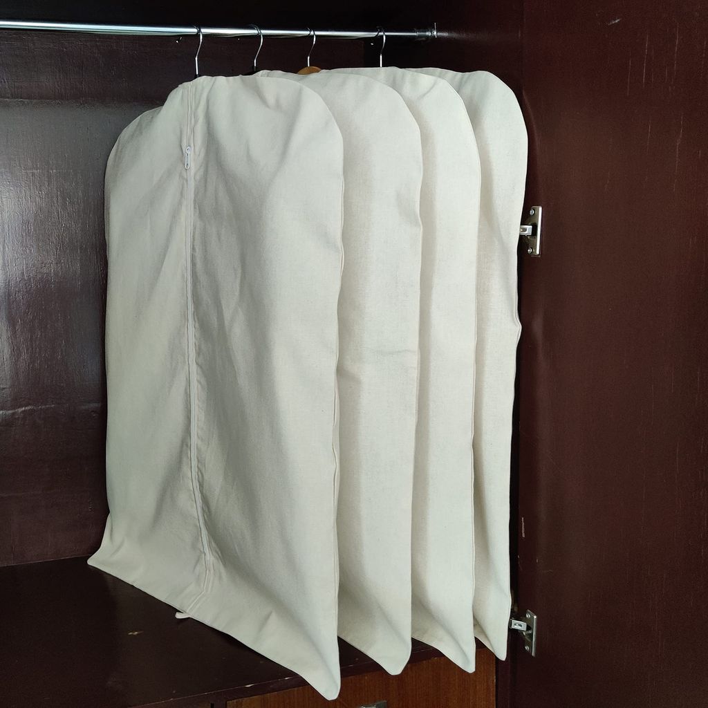 Forever Cotton Men's Coat, Blazer and Suits Covers made (Size 24.50 inch by 38 inch) Set of 1(One)