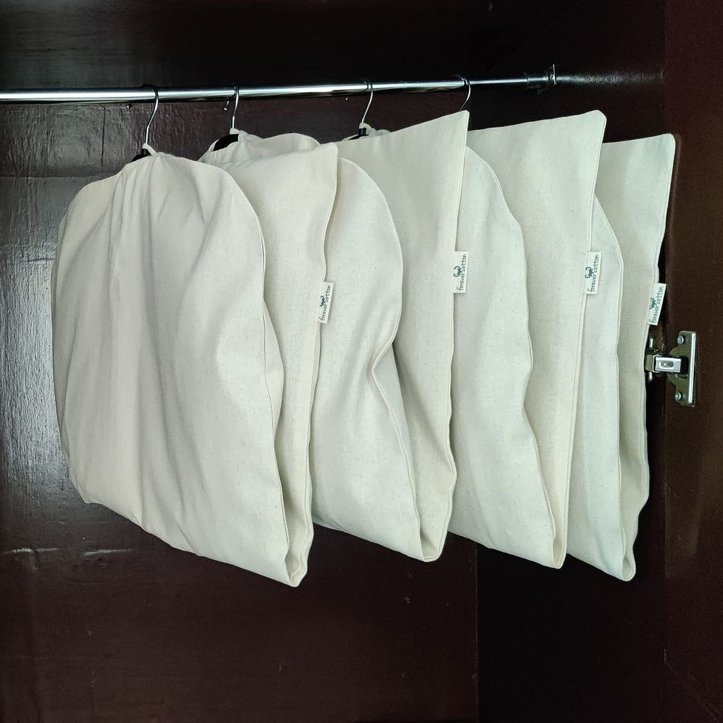 Forever Cotton Men's Coat, Blazer and Suits Covers made (Size 24.50 inch by 38 inch) Set of 1(One)