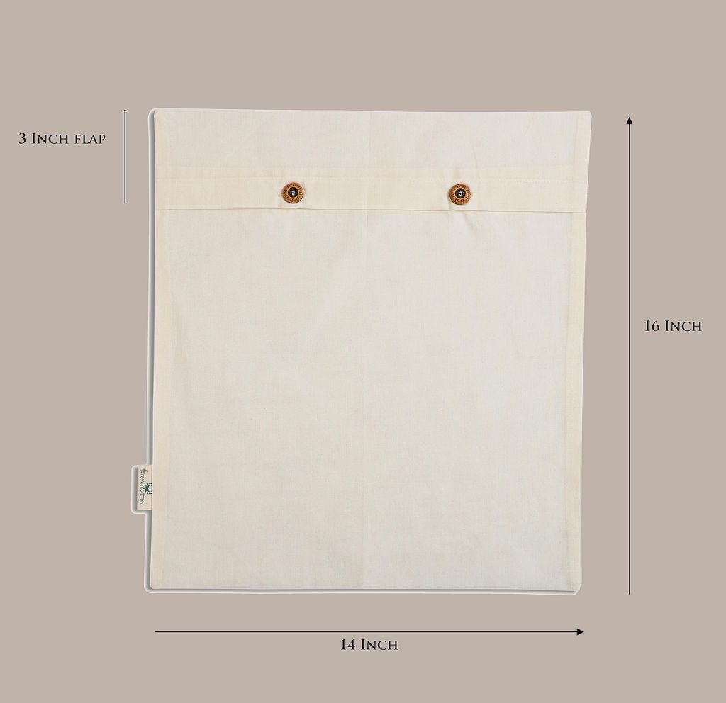 UDITA cotton saree cover 16 inch*16 inch set of 9