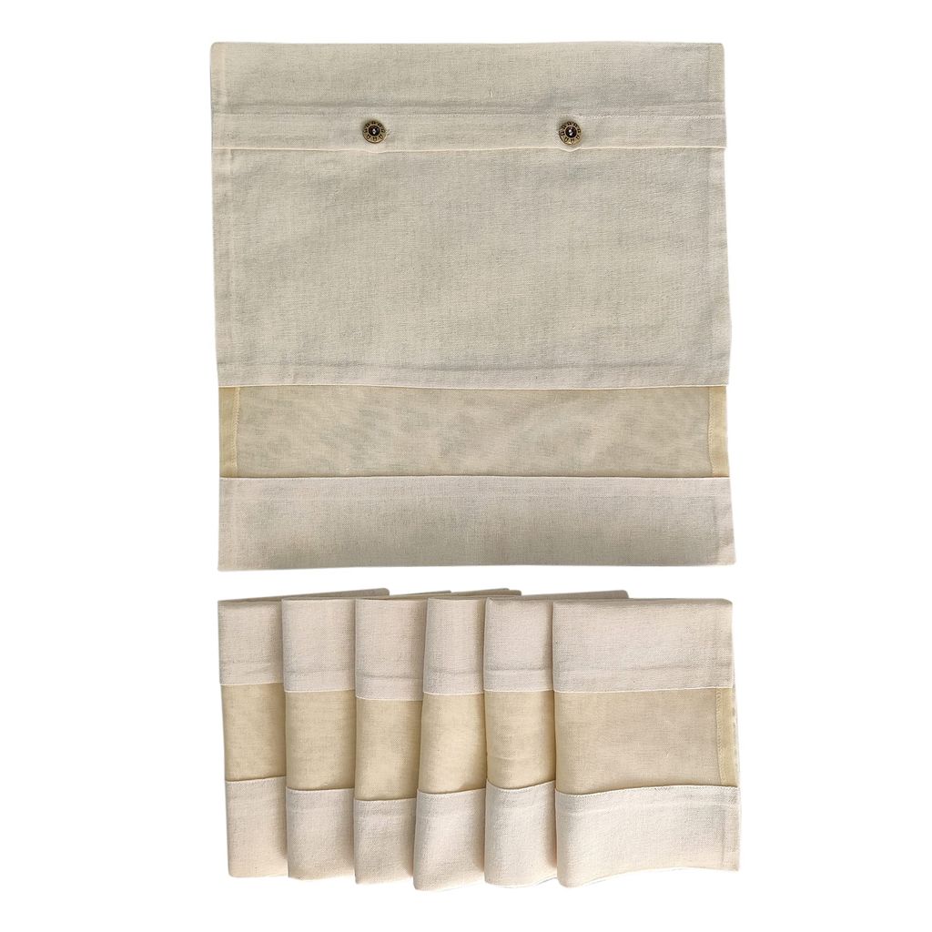 UDITA cotton saree cover with net window set of 9(Nine)