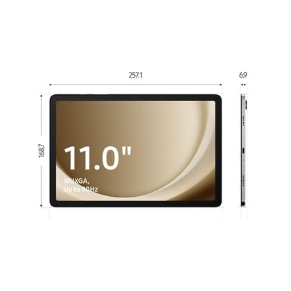 Samsung  Tab A9+  RAM 8 GB, ROM 128 GB Wi-Fi Tablet, Silver