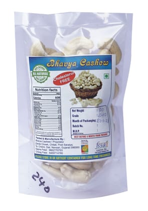 Tribes India Cashew Nut ( 100 gm) Grade (W-240)