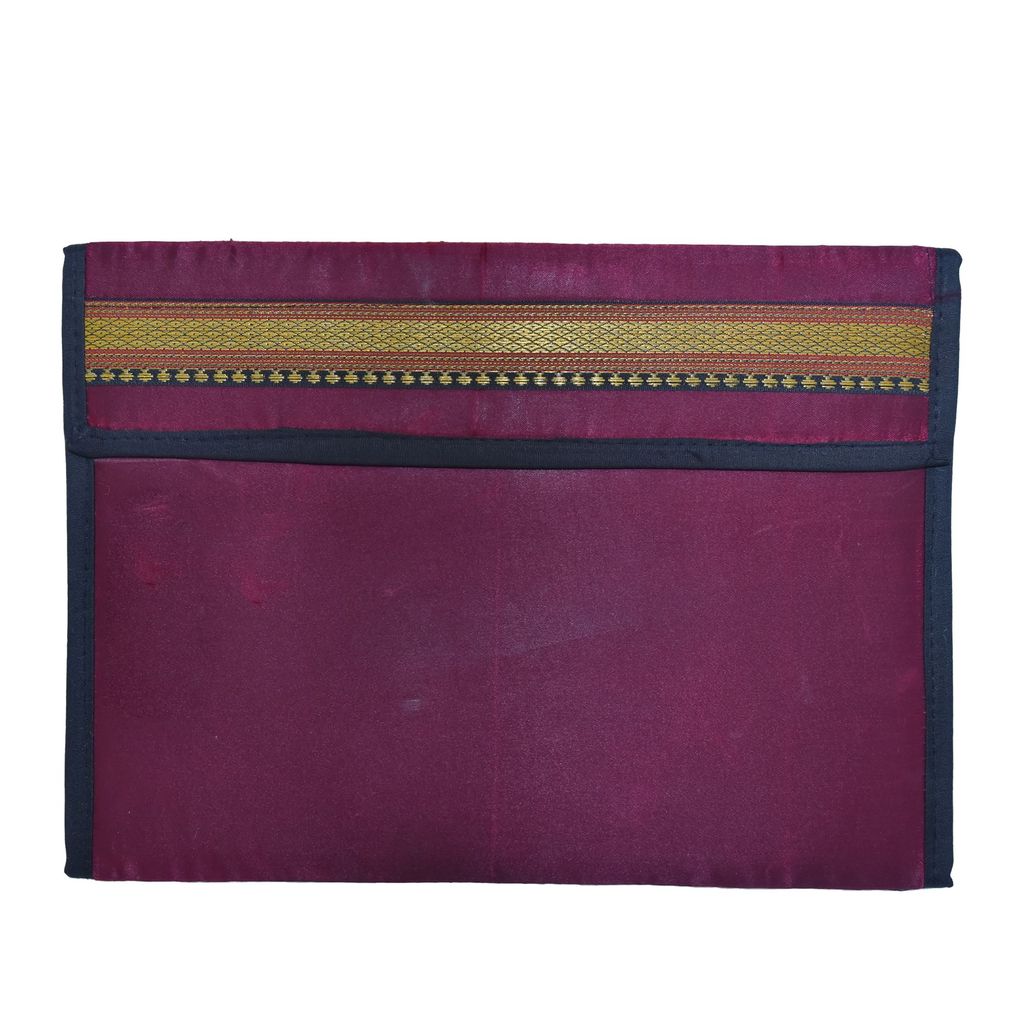 Tribes India Handmade Brown File Folder Flap Professional File Folders for Certificates, Documents Holder (Foolscap Legal & A4 Size Paper) - Stationery | Buy online on ZillyBuy