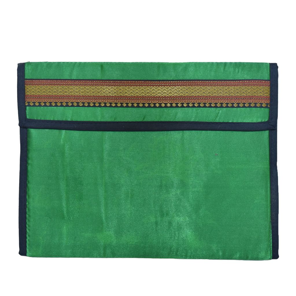 Tribes India Handmade Green File Folder Flap Professional File Folders for Certificates, Documents Holder (Foolscap Legal & A4 Size Paper) - Stationery | Buy online on ZillyBuy