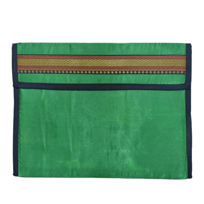 Tribes India Handmade Green File Folder Flap Professional File Folders for Certificates, Documents Holder (Foolscap Legal & A4 Size Paper)