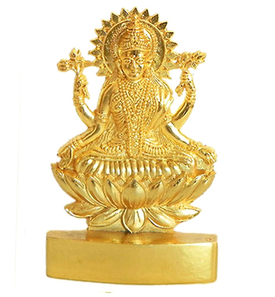 ZURU BUNCH Shri Laxmi Kuber Dhan Varsha Yantra-Medium Size, Multicolour Brass Yantra