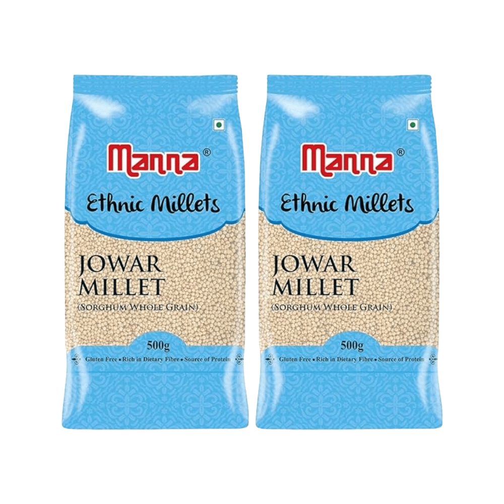 Manna 100% Whole Grain Jowar Sorghum Millet 1Kg Great Millet Bili Jola Jonnalu Cholam