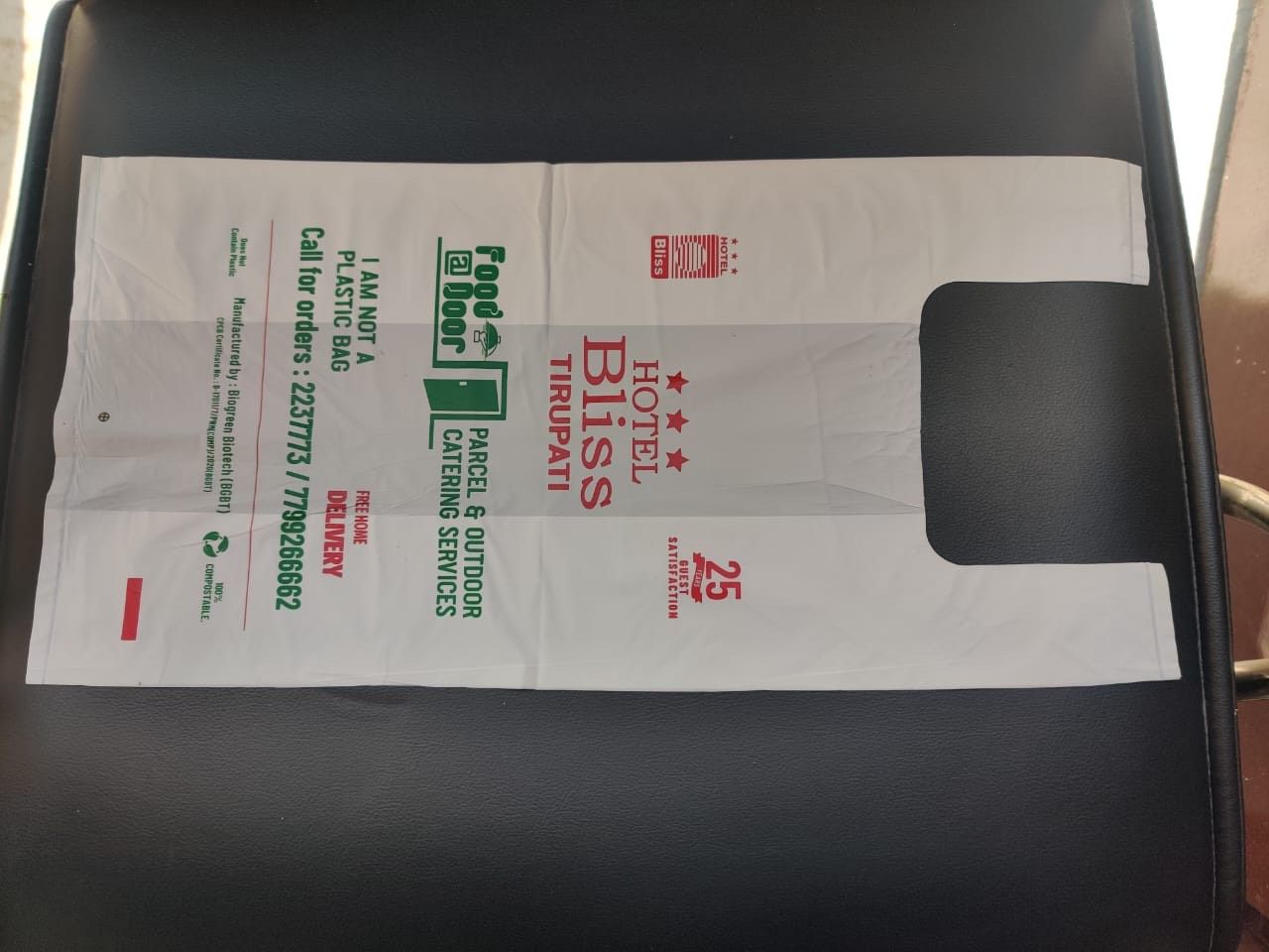 100% Biodegradable (Compostable) Carry Bag 17*23 in Vadodara at best price  by Compostable Biodegradable Bags &75 Microns Plastic Bags - Justdial