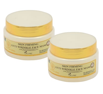 Khadi Natural Skin Firming Anti-Wrinkle Face Mask 50 G - Rejuvenating Facial Treatment for Youthful, Radiant Skin - Natural Skincare Pack 2