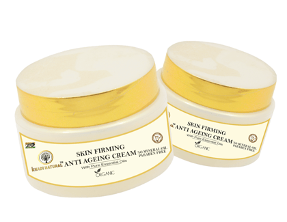 Khadi Natural Skin Firming Anti-Ageing Cream 50G - Rejuvenating and Firming Cream for Youthful, Radiant Skin - Natural Skincare Pack 2