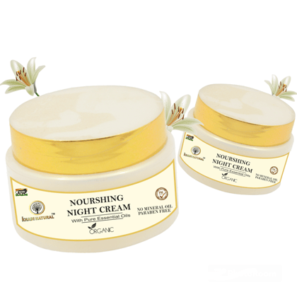 Khadi Natural Nourishing Night Cream 50G - Overnight Replenishment for Hydrated and Glowing Skin - Natural Skincare Pack 2