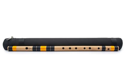 Radhe Flutes Bamboo Bansuri C Natural Right Handed Middle Octave With Hard Cover And Mineral Oil Radhe Flutes Bamboo Bansuri C Natural Right Handed Middle Octave With Hard Cover And Mineral Oil