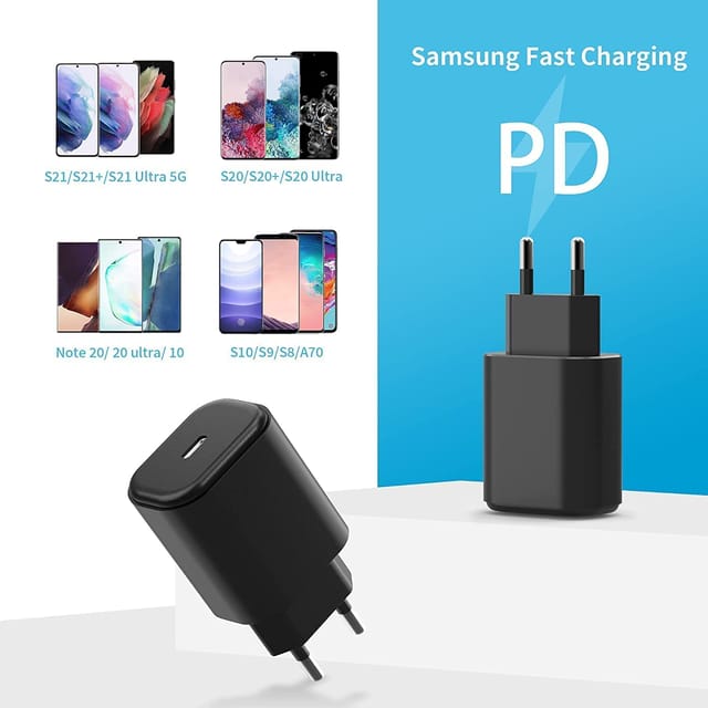 Chargeur pour Samsung Galaxy S23/S22/S21/S20/S10/S9/S8 Cable Chargeur USB  Type-C