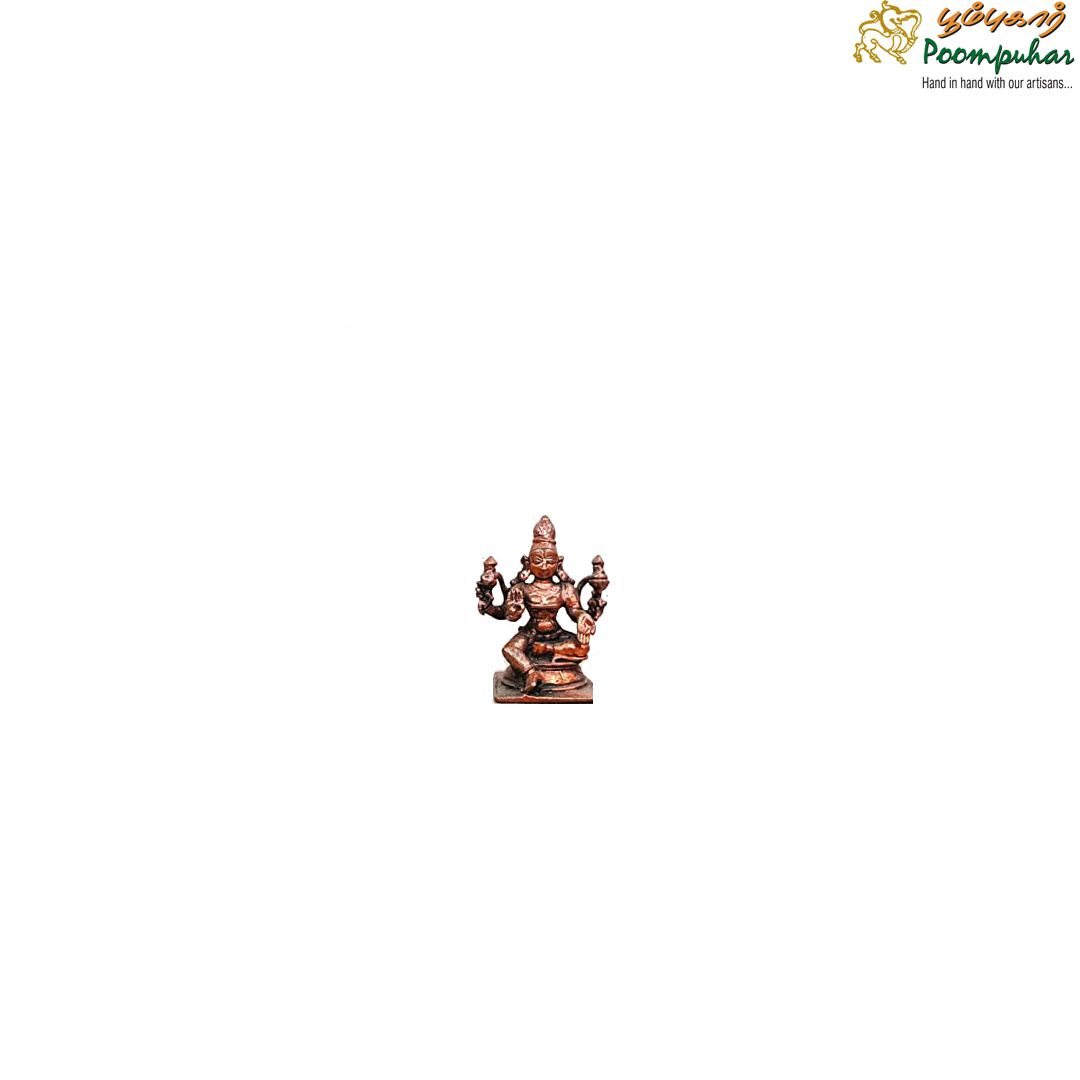 Copper Lakshmi 1.7 Inches