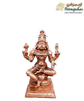 Copper Bhuvaneshvari 4.3 inches Copper Bhuvaneshvari 4.3 inches