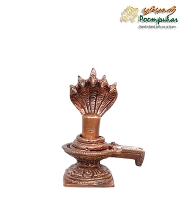 Copper Shivalingam 3 inches