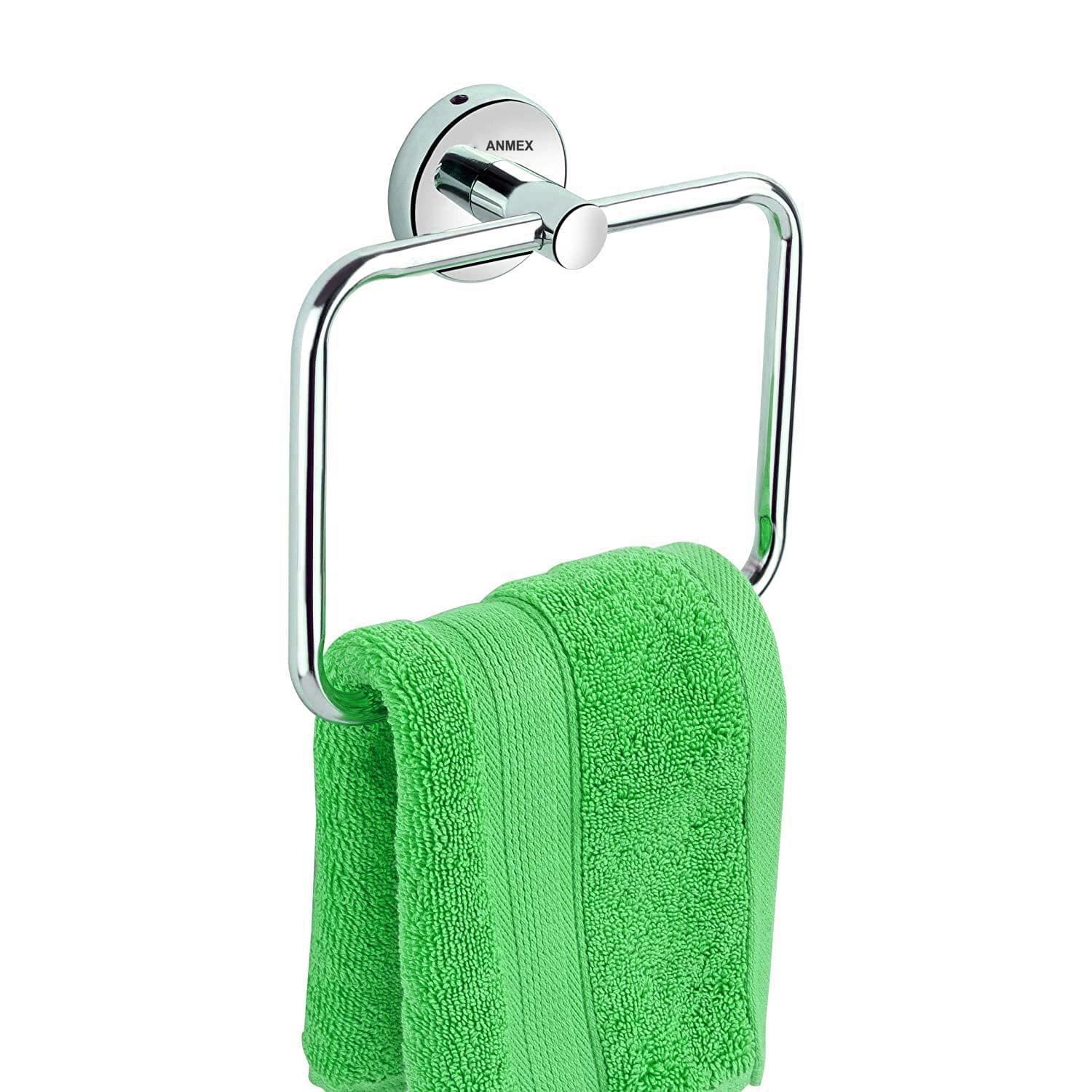 hand towel holder idea. Like putting wood around the mirror, new lights,  and the hand towel holder. | Hand towels bathroom, Bathroom makeover, Small  bathroom