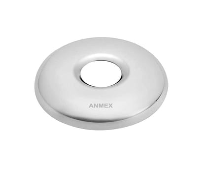 ANMEX Round Wall Flange Premium Stainless Steel for Kitchen Taps/Bathroom Taps/Faucets (Chrome Plated)