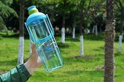 Clastik Lightweight Plastic Water Bottle with Handle, Capacity 2.5 LTR.